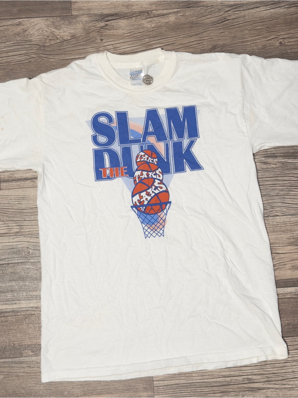 Vintage Y2K Gildan New York Knicks Slam Dunk Graphic Tee M